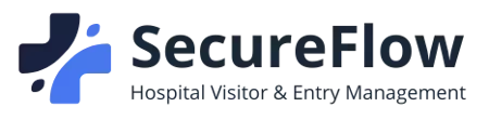 SecureFlow Logo | Hospital Visitor & Entry Management